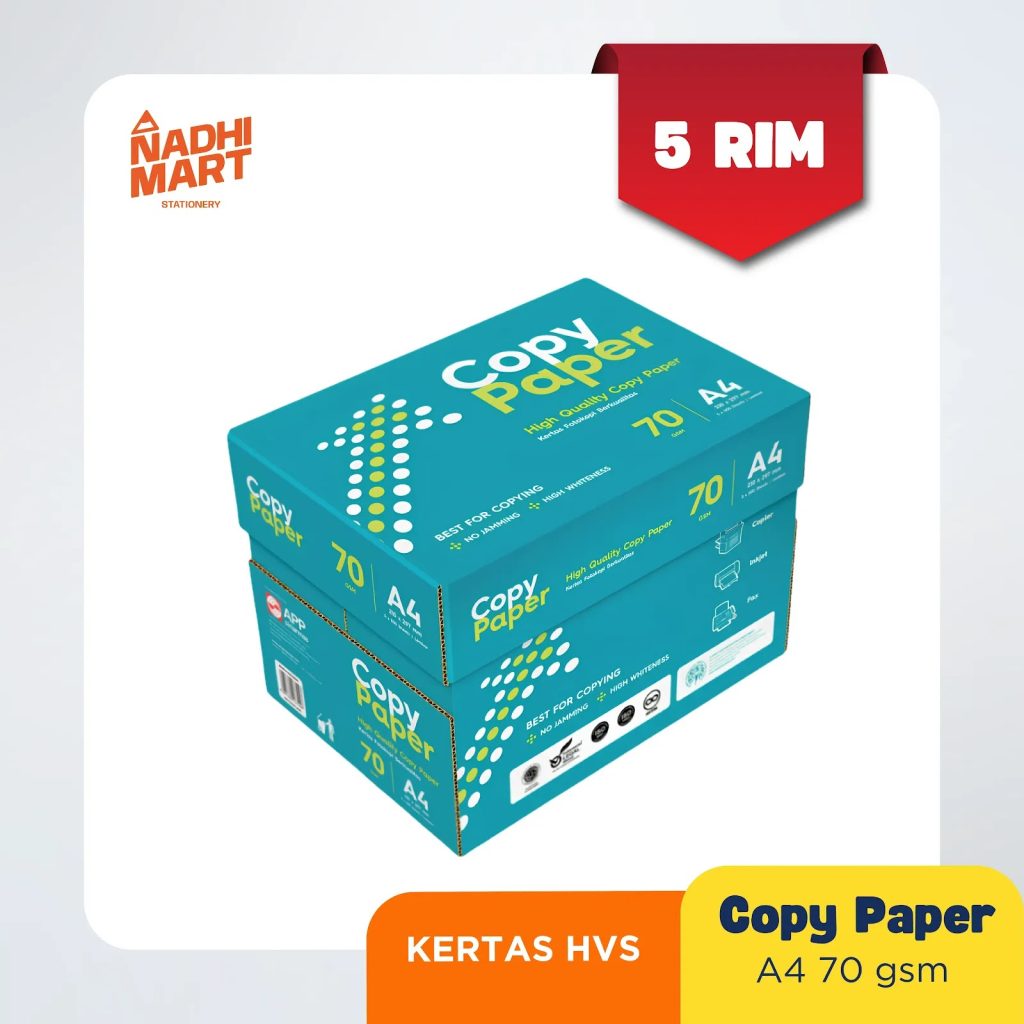 1 DUS HVS COPY PAPER A4 70 GSM