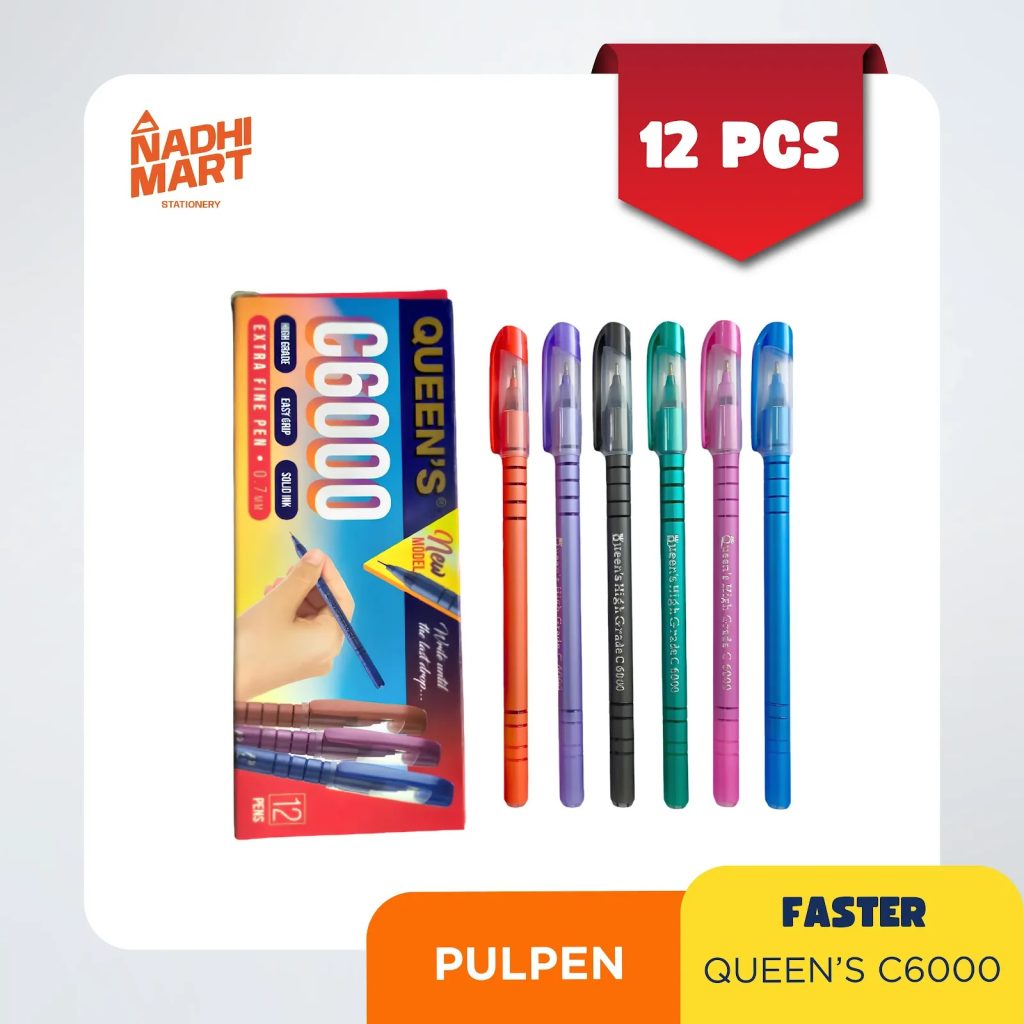 12 PCS PULPEN FASTER QUEEN’S C6000