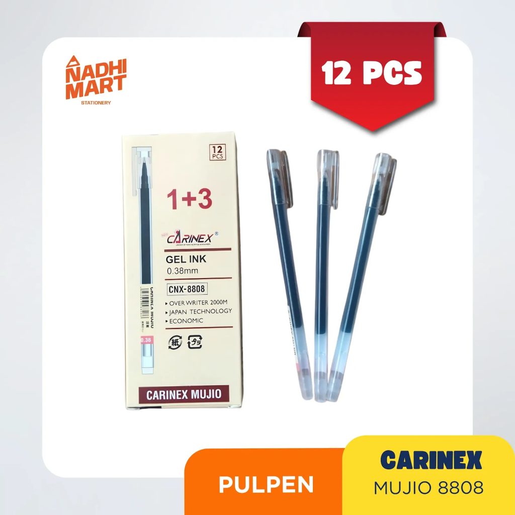 12 PULPEN CARINEX MUJIO 8808