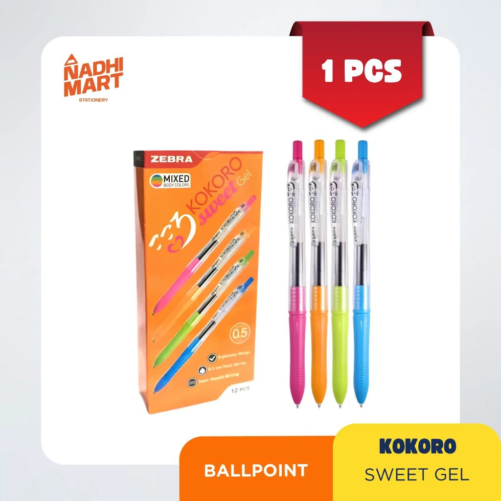 BALLPOINT ZEBRA KOKORO 0.5 SWEETGEL