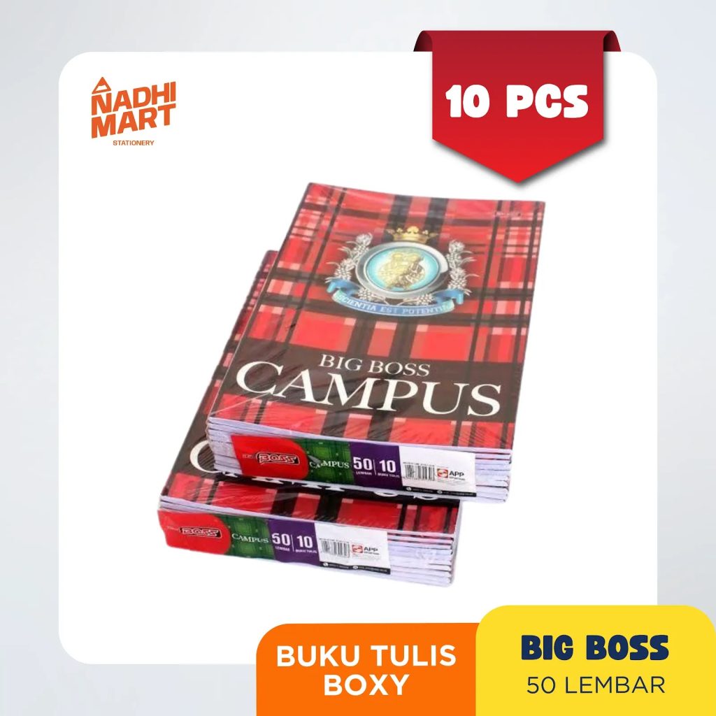 BUKU TULIS BIG BOSS BOXY 50 LEMBAR